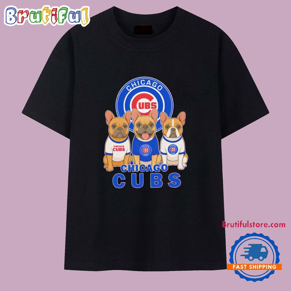 Chicago Cubs Bulldogs Logo 2025 T Shirt