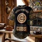 Chicago Cubs Camouflage Deer Hunting Baseball Jersey