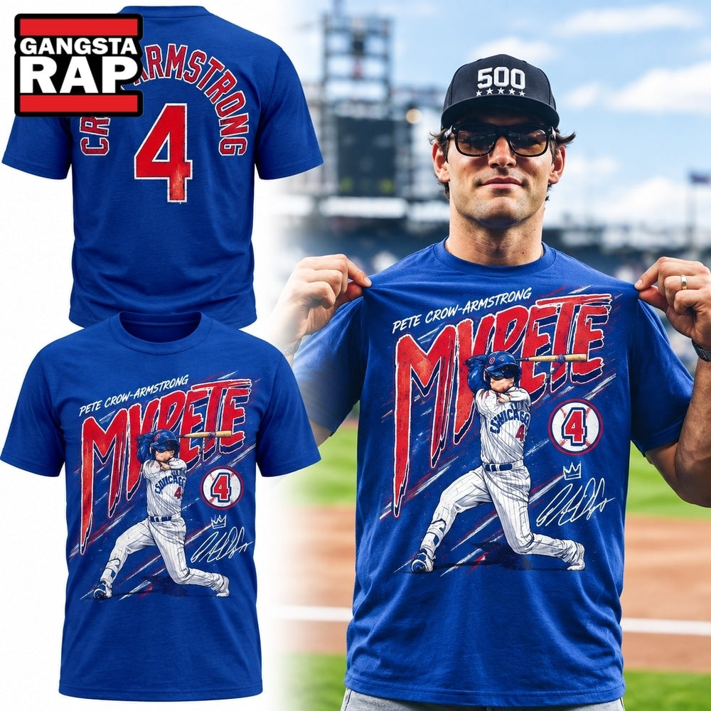 Chicago Cubs Crow Armstrong MVPETE 2026 Graphic T Shirt