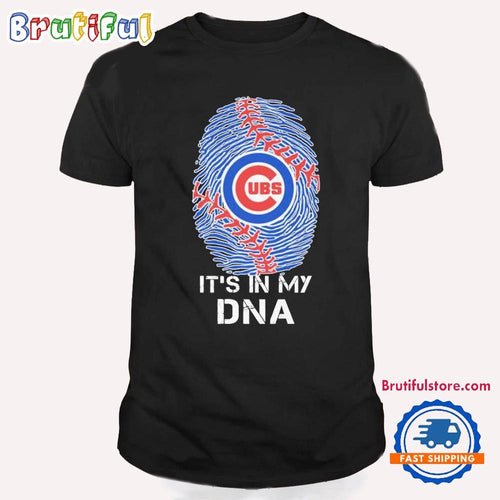 Chicago Cubs It’s In My DNA Fingerprint T Shirt