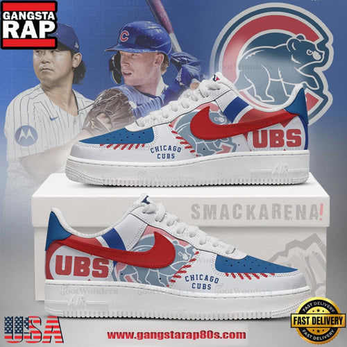Chicago Cubs MLB Trending Sneakers Air Force 1 Low Top Shoes
