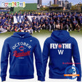 Chicago Cubs October Postseason Fly the W Special Hoodie T-Shirt