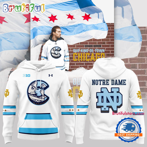 Chicago Cubs x Notre Dame Hockey Hoodie T-Shirt