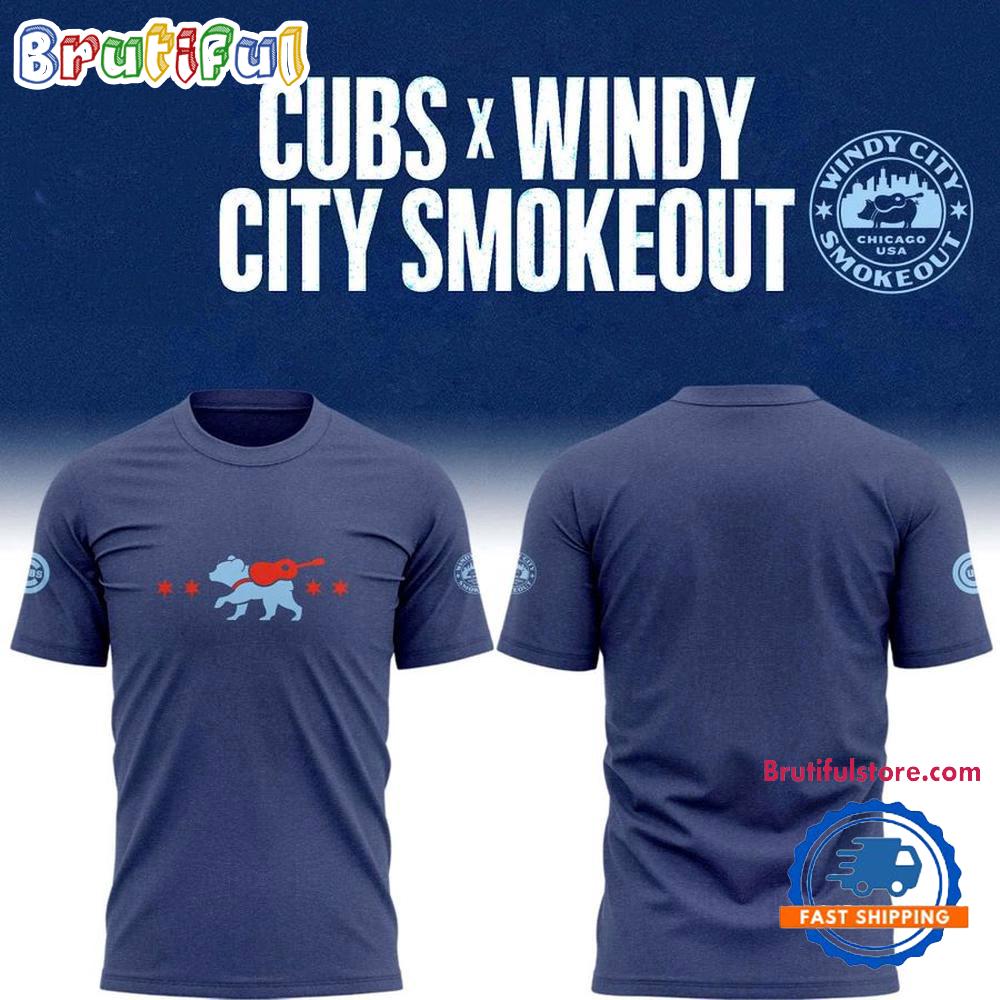 Chicago Cubs x Windy City Smokeout 3D Shirt