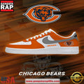 Chicago Football New Version Custom Air Force 1 Shoes Running Sneakers
