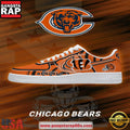 Chicago Football NFL New Version Custom Air Force 1 Shoes Running Sneakers