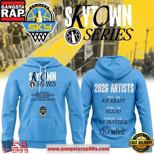 Chicago Sky x Skytown Series 2026 Artists New Edition Hoodie
