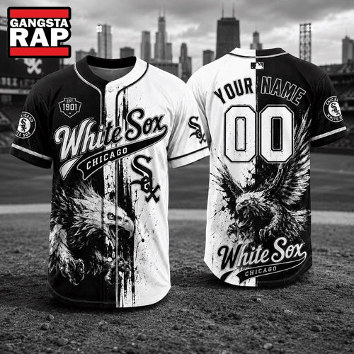 Chicago White Sox 2026 MLB Eagle America Personalized Baseball Jersey