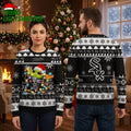Chicago White Sox Baby Yoda Christmas Lights Ugly Christmas Sweater