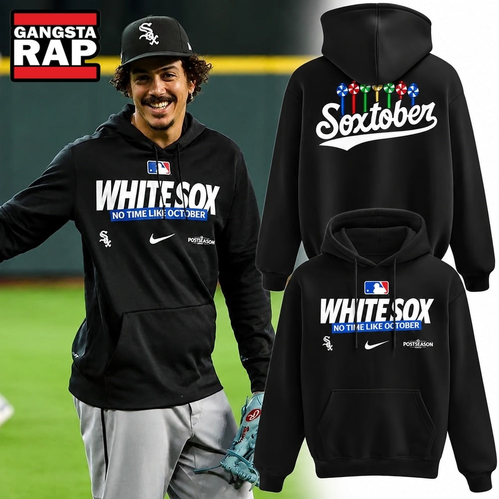 Chicago White Sox MLB Postseason Soxtober 2026 Black Hoodie T-Shirt