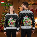 Chicago White Sox Rick And Morty Santa Hat Ugly Christmas Sweater