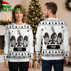 Chicago White Sox Three Christmas Gnomes Ugly Christmas Sweater