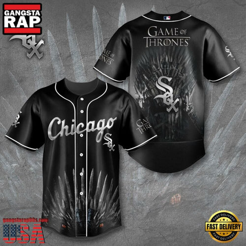 NFL Chicago White Sox x Game of Thrones Baseball Jersey Shirt