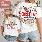 Chick-fil-A Heartbeat Logo T-Shirt Limited Edition