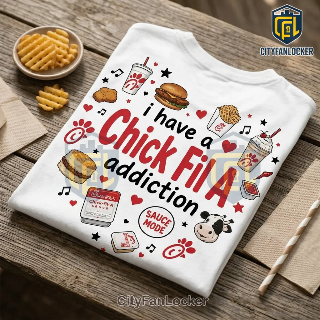 Chick-fil-A Heartbeat Logo T-Shirt Limited Edition