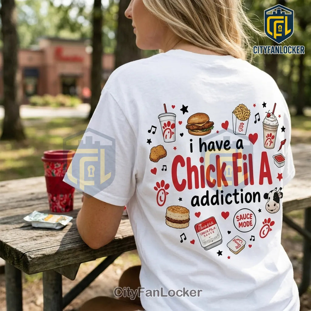 Chick-fil-A Heartbeat Logo T-Shirt Limited Edition