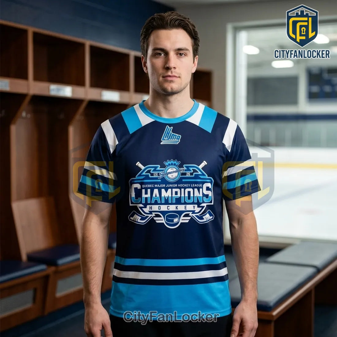 Chicoutimi Saguenéens 2026 QMJHL Champions Fan Gear Shirt
