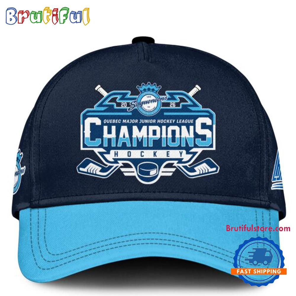 Chicoutimi Sagueneens 2026 QMJHL Champions Limited Edition Cap