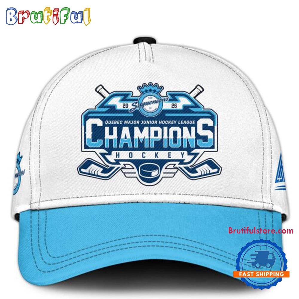 Chicoutimi Sagueneens 2026 QMJHL Champions New Design Cap