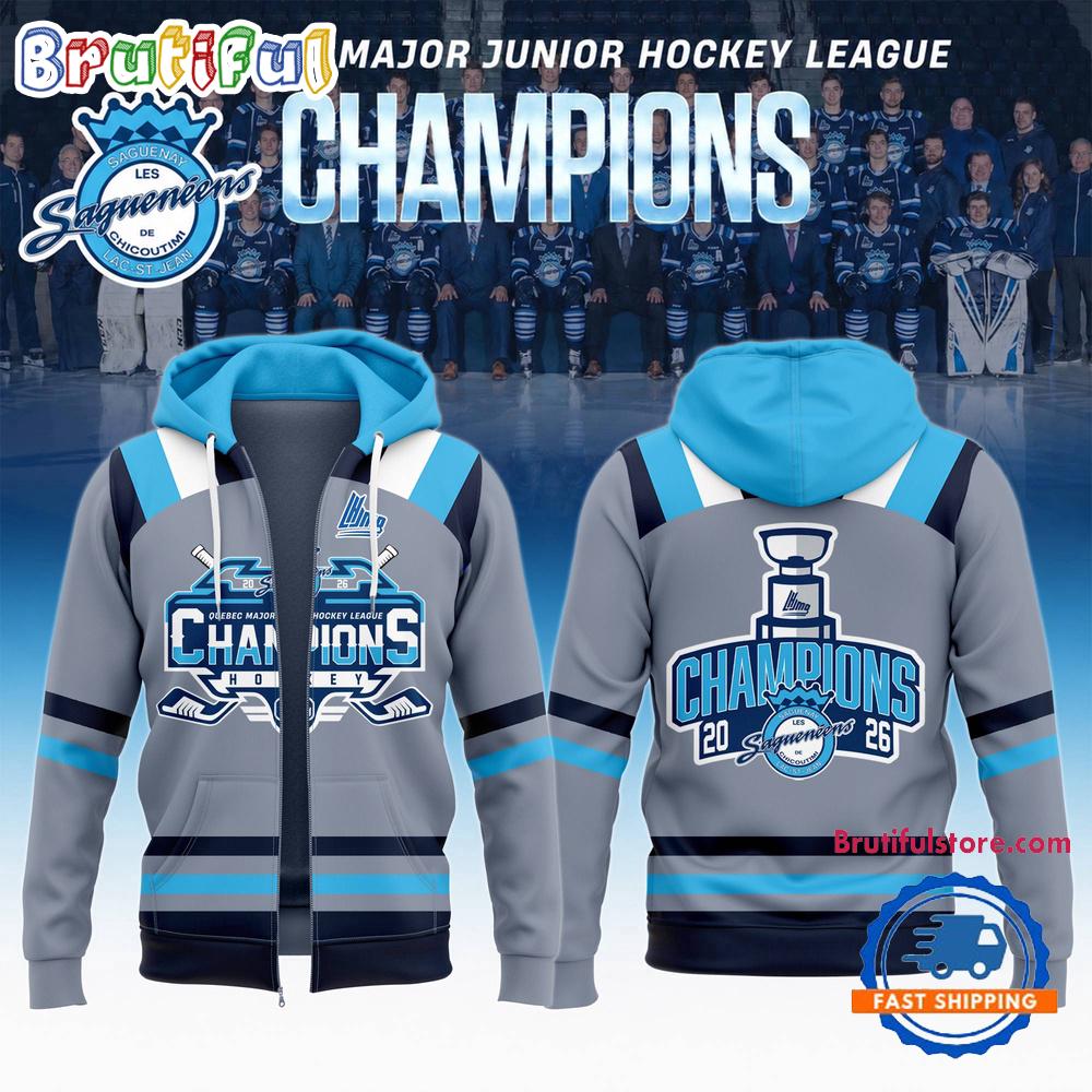 Chicoutimi Sagueneens 2026 QMJHL Champions Special New Hoodie T-Shirt