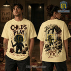 Childs Play Chucky Voodoo Doll Horror Cream T-Shirt
