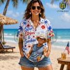 Chill The Fourth Out Cowboy Patriotic Hawaiian Shirt