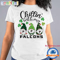 Chillin With My Atlanta Falcons Gnomes St. Patricks Day New T Shirt