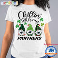 Chillin With My Carolina Panthers Gnomes St. Patricks Day New T Shirt