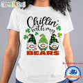Chillin With My Chicago Bears Gnomes St. Patricks Day New T Shirt