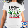 Chillin With My Kansas City Chiefs Gnomes St. Patricks Day New T Shirt