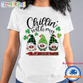 Chillin With My San Francisco 49ers Gnomes St. Patricks Day New T Shirt