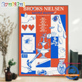 Chinese Fountain 10th Anniversary Show Of Brooks Nielsen Wall Art Poster Canvas