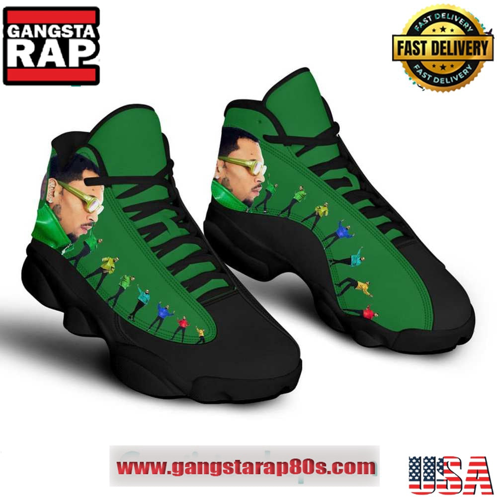 Chris Brown 1111 Tour Air Jordan 13 Sneakers Shoess