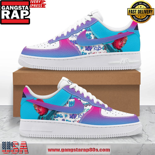 Chris Brown New Design Air Force 1 Sneakers Shoes
