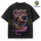 Chris Brown R&B Tour 2026 Black Cotton T-Shirt