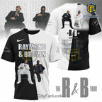 Chris Brown Usher R&B Tour Concert Fan Merch Shirt