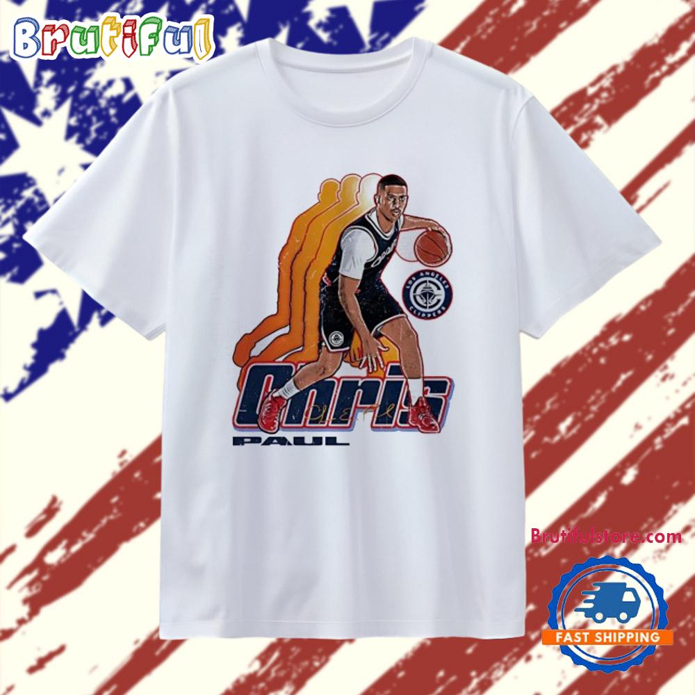 Chris Paul Los Angeles Clippers Retro signature ’26 T Shirt
