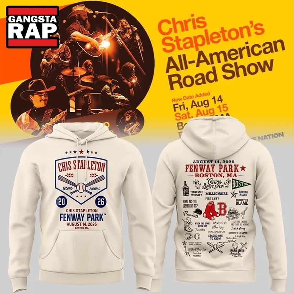 Chris Stapleton x Fenway Park All American Road Show 2026 Hoodie