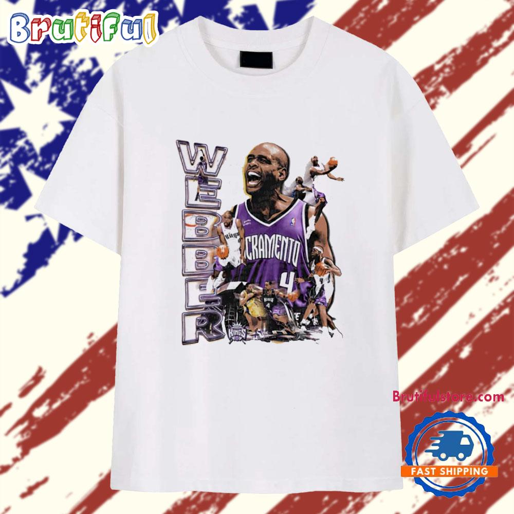 Chris Webber Player Sacramento Kings Graphic T Shirt