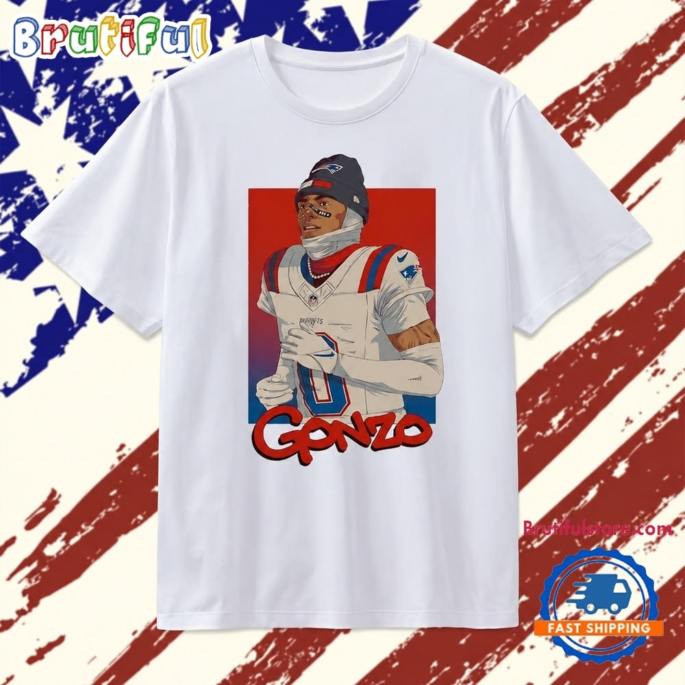 Christian Gonzalez New England Patriots Gonzo T Shirt
