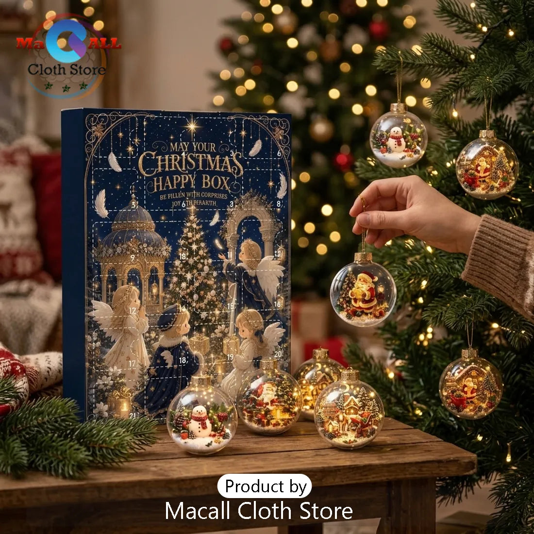 Christmas Mystery Ornament Advent Calendar