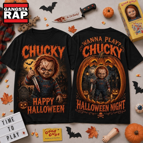 Chucky Halloween Night Great Pumpkin Hoodie T-Shirt