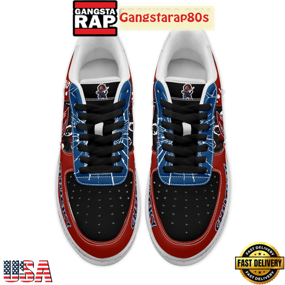 Chucky Wanna Play Halloween Air Force 1 Shoes Running Sneakers