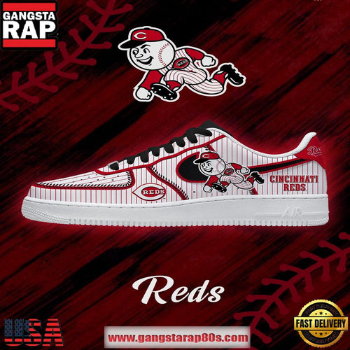 Cincinnati Baseball Limited Edition Nike Air Force 1 Sneakers Shoes