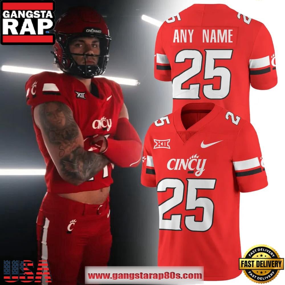 Cincinnati Bearcats 2025 Uniform Custom Football Jersey