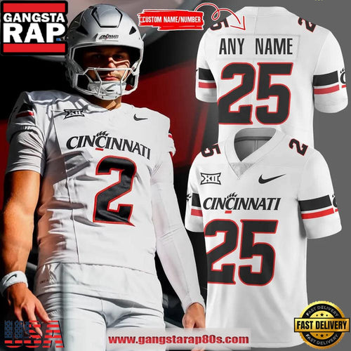 Cincinnati Bearcats 2025 Uniform Custom Football Jersey