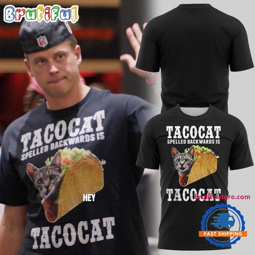 Cincinnati Bengals 2025 Tacocat Spelled Backwards Is Tacocat T Shirt