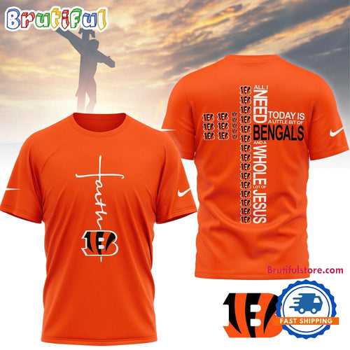 Cincinnati Bengals 2026 NFL Faith Love Special New 3D Shirt