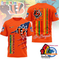 Cincinnati Bengals 2026 NFL Juneteenth Freedom Limited Edition 3D Shirt