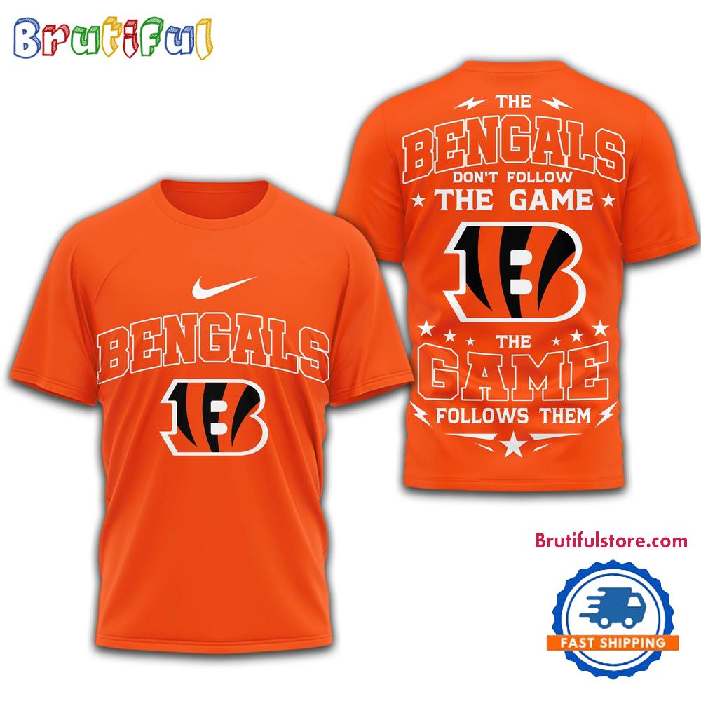 Cincinnati Bengals 2026 NFL Rule The Field Limited 3D T Shirt